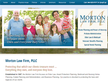 Tablet Screenshot of mortonelderlaw.com